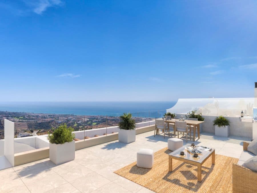 Viviendas de obra nueva con vistas al mar en Rincón de la Victoria